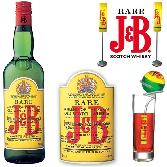 J&B Justerini & Brooks 12 ans d'âge Exception Blended Malt Whisky