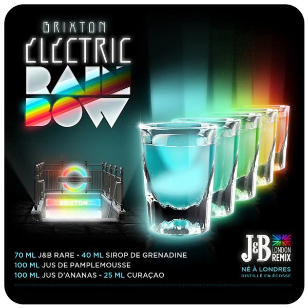 J&B Brixton Electric Rainbow