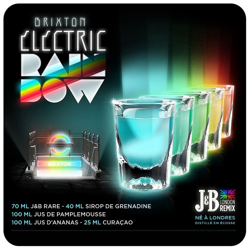 J&B Brixton Electric Rainbow