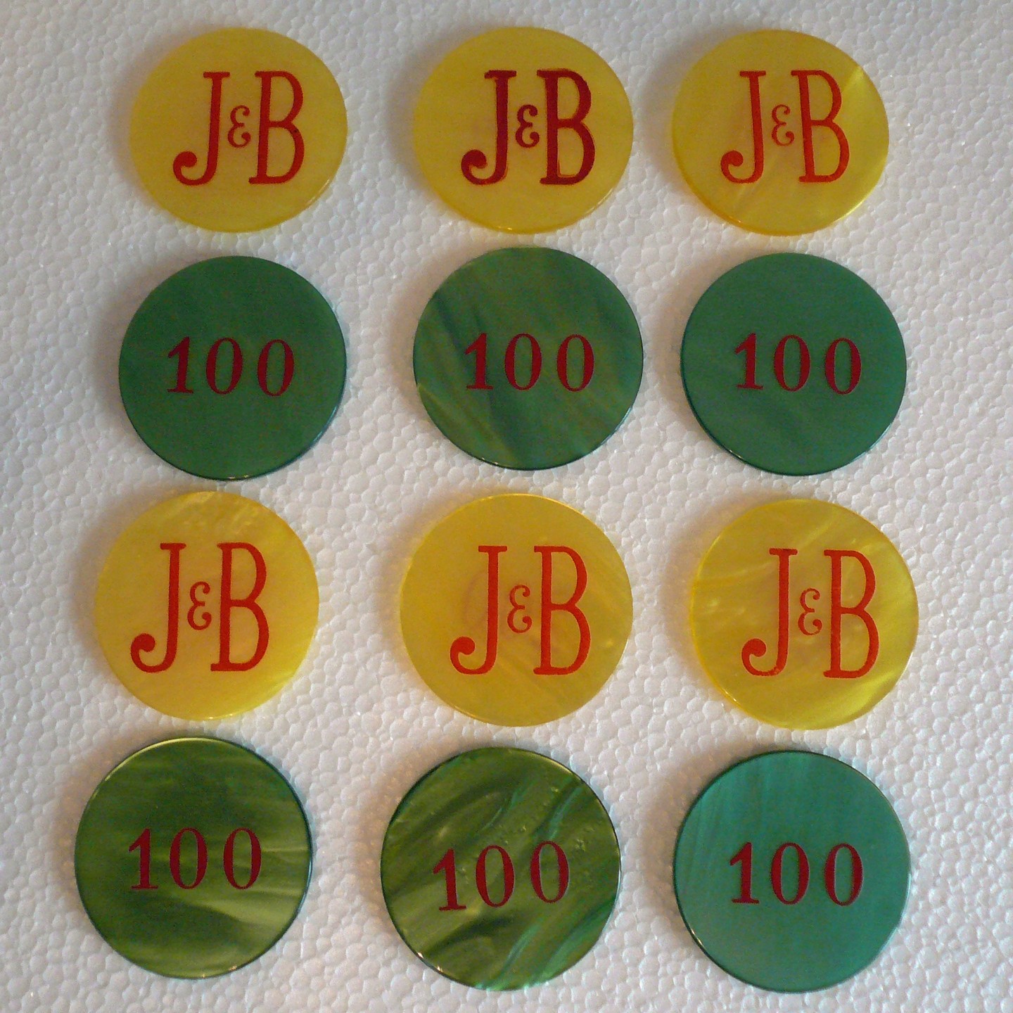 ANCIEN TRES GROS Lot De Jeton De Casino A Identifier EUR 89,00