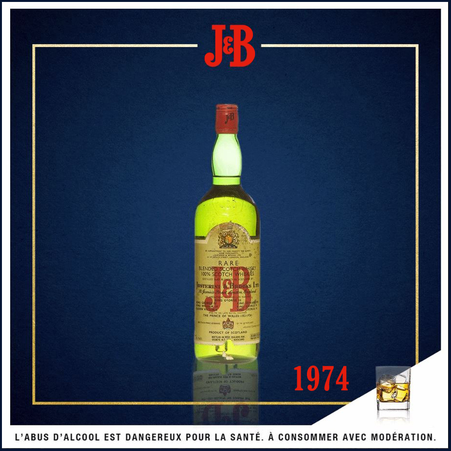 J&B Bottle 1974